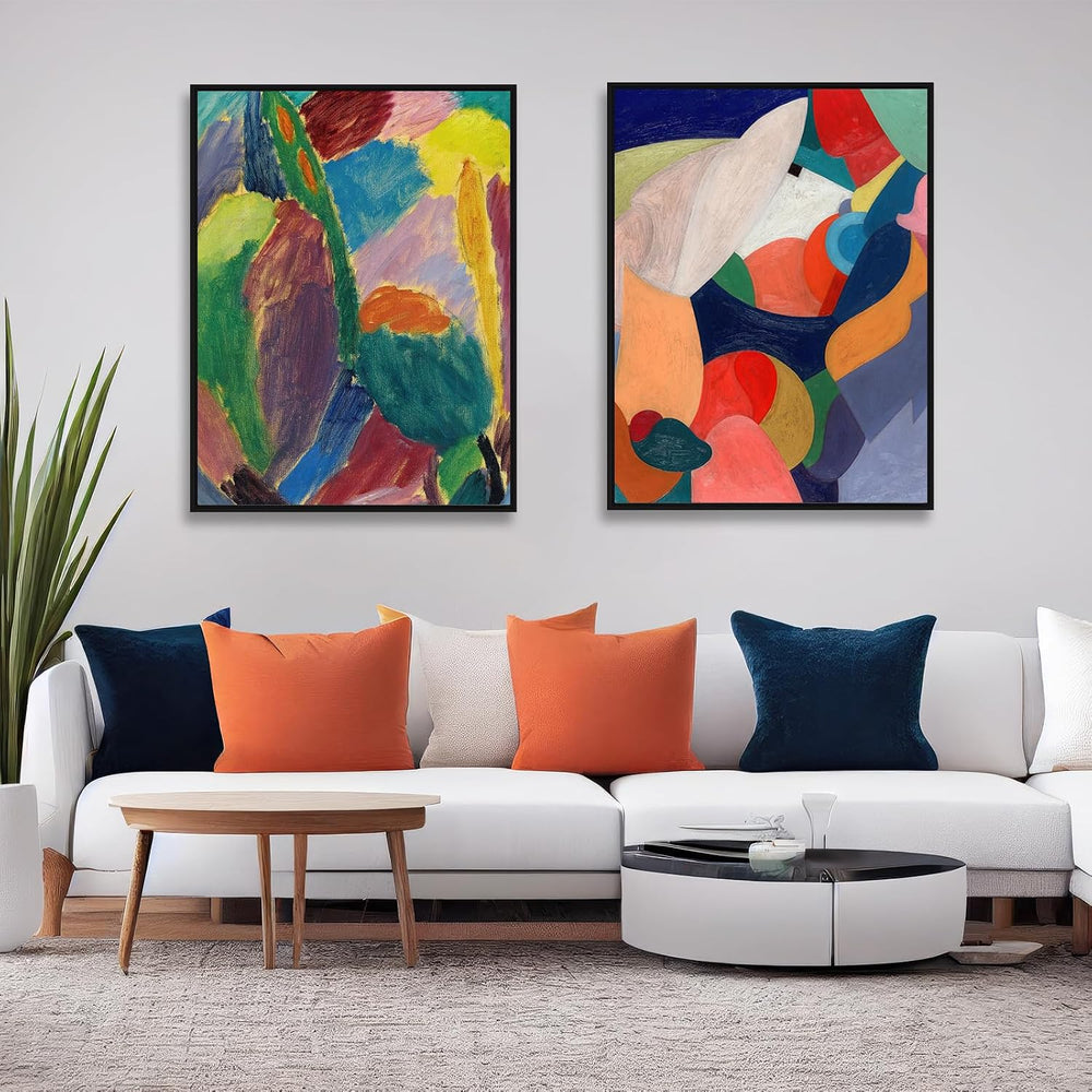 Floater Frame for 20x30 Canvas Paintings with 1.2-1.5" Depth,Black