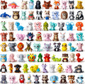 Ferreve 3D Animal Focal Silicone Bead for Pen, 80 Pcs, Vivid Style