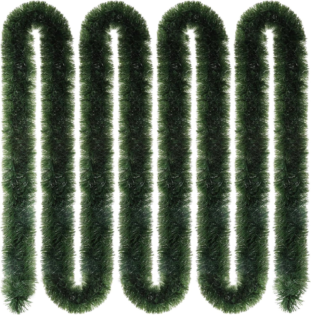 Hotop 252 ft Christmas Garland Bulk, Green, Classic Style
