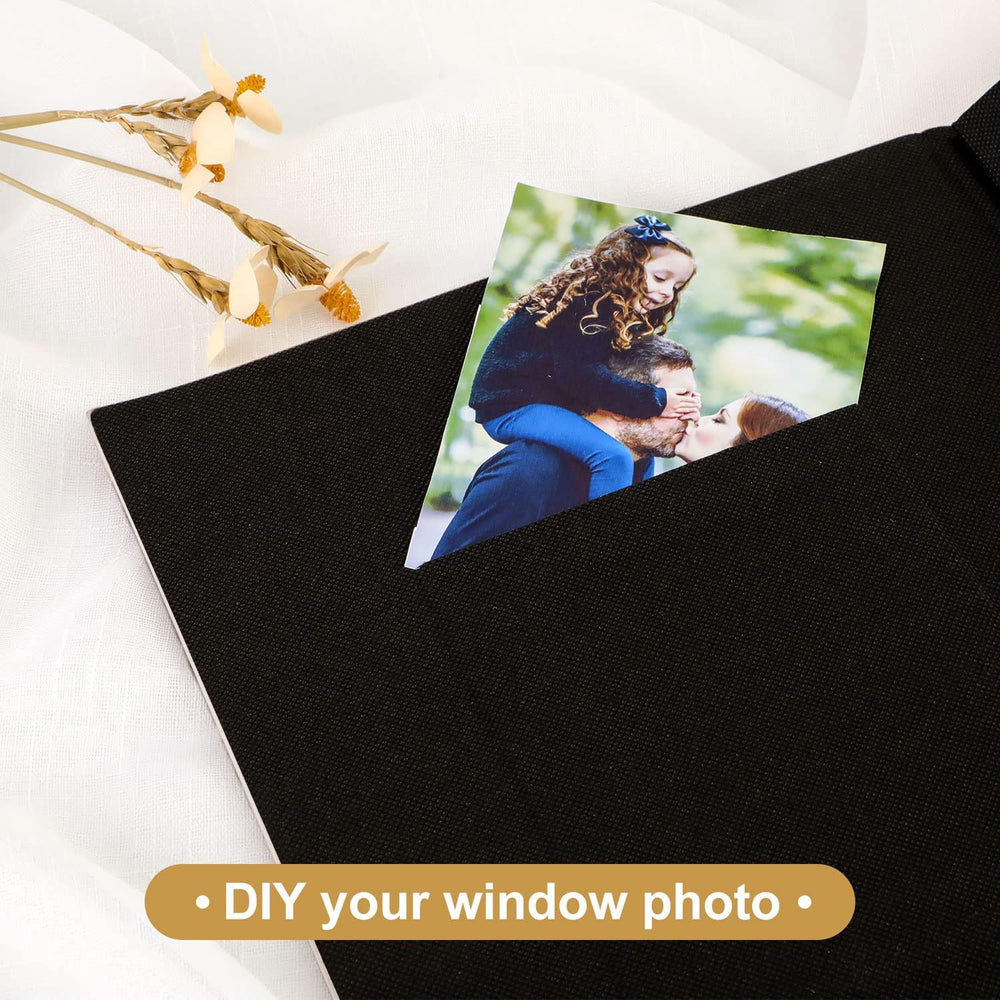 Ywlake Photo Album 4x6 1000 Vertical Pockets, Extra Large Capacity Linen Cove...