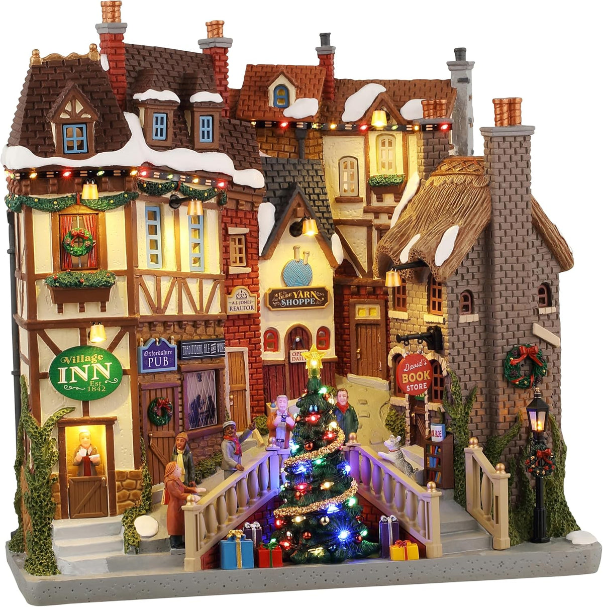 Lemax Oxfordshire Village, Battery-Operated(4.5V), Facades, #45225