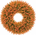 26" Fall Wreath for Front Door, Outdoor Autumn Farmhouse Decor,Boxwood