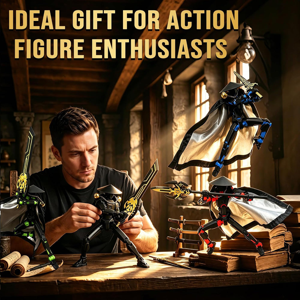 Assembly Completed Titan 13 Action Figure,Nova 13 Action Figure Desk Decor