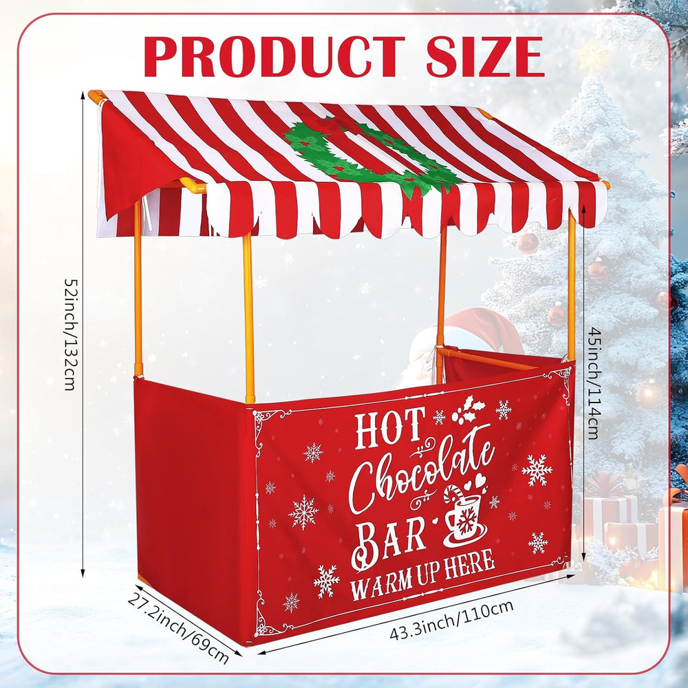 SmoothNovelty Christmas Hot Chocolate Bar Stand Decor Supplies Kit Warm up He...