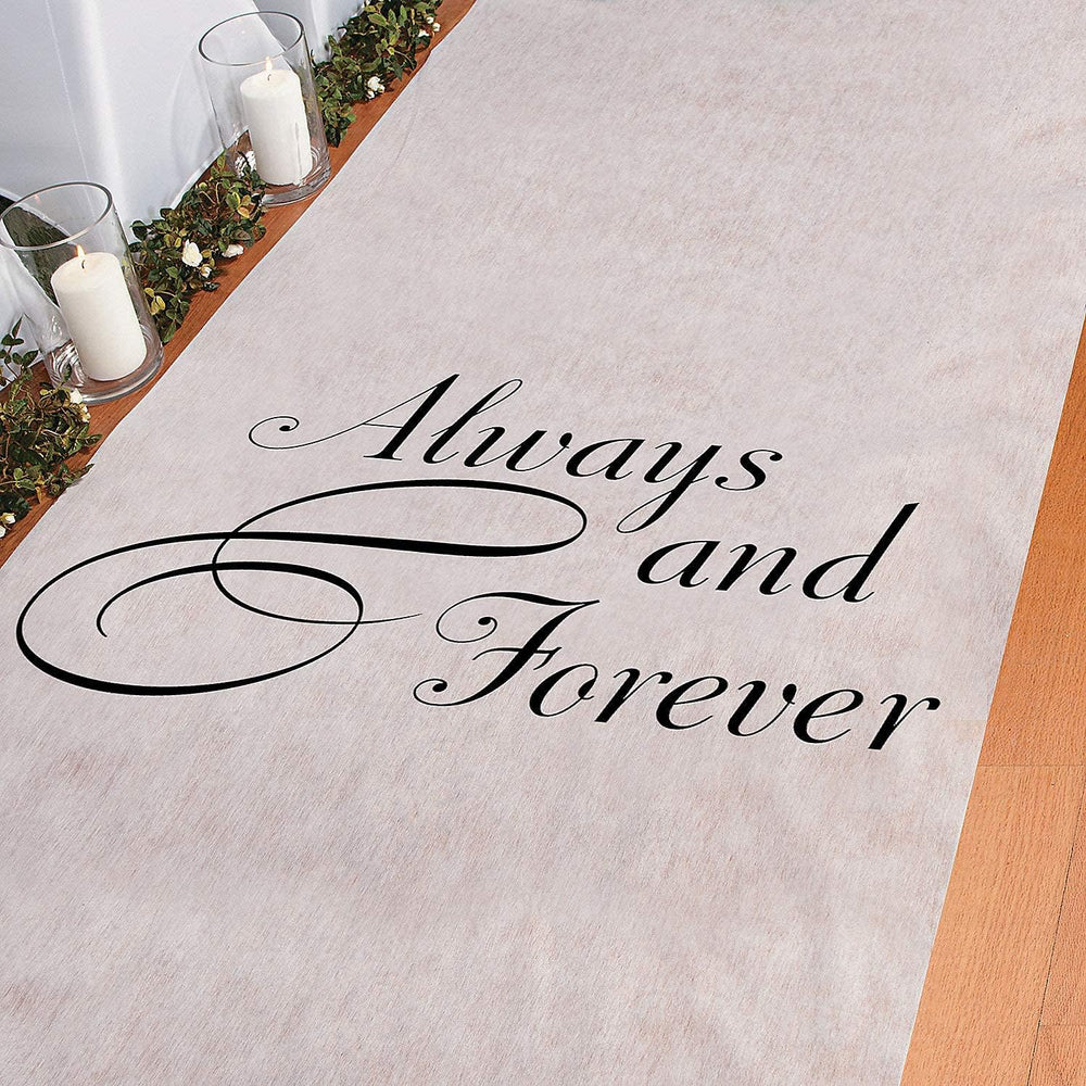 Fun Express Aisle Runner for Wedding Ceremony Outside