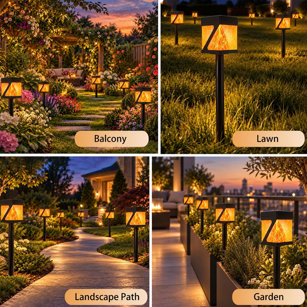 Swingers Solar Lights Outdoor, Waterproof Solar Lawn Lights