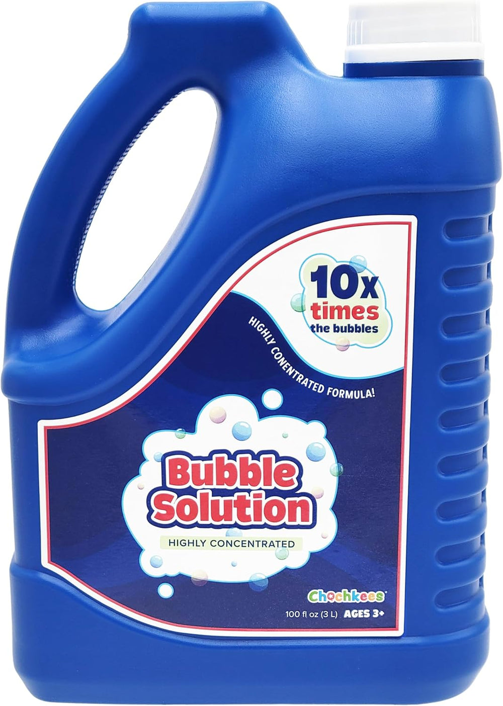 2-Pack 100 oz Concentrated Bubble Solution, Refills up to 8 Gallons, Non-Toxi...
