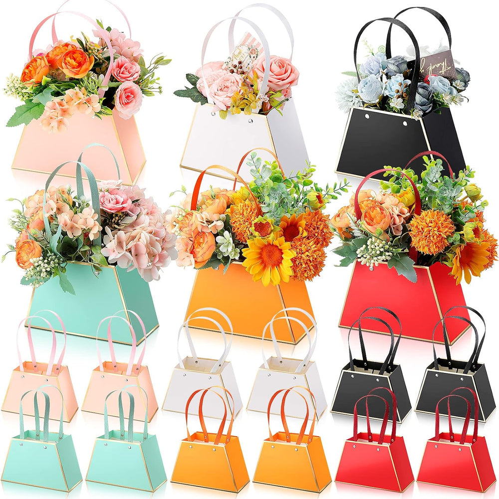 TaoBary 18 Pcs Mother's Day Floral Bouquet Boxes for Arrangement Wedding ...