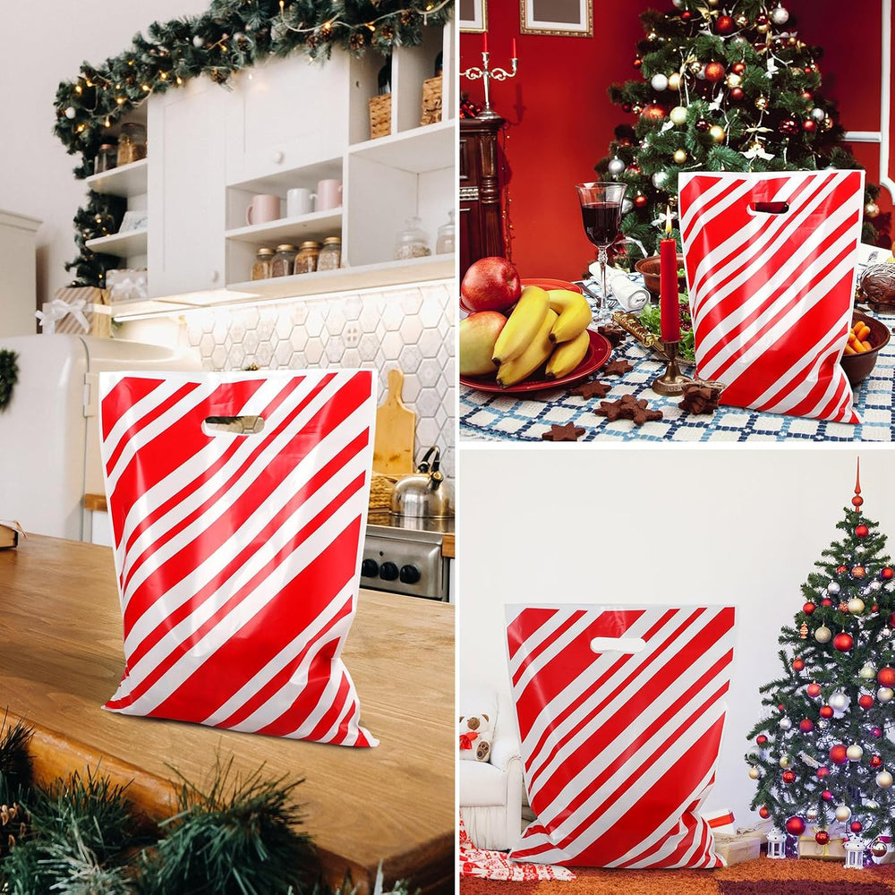 Tenceur 150 Pcs Christmas Jumbo Big Gift Bags 17'' x 12'', Re...