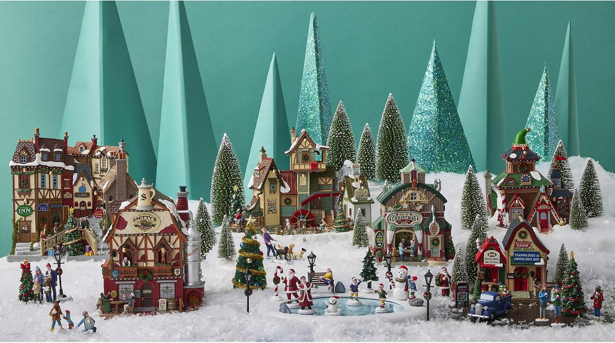 lemax smitty's brewery, battery-operated(4.5v), lighted buildings, #45223, package contents