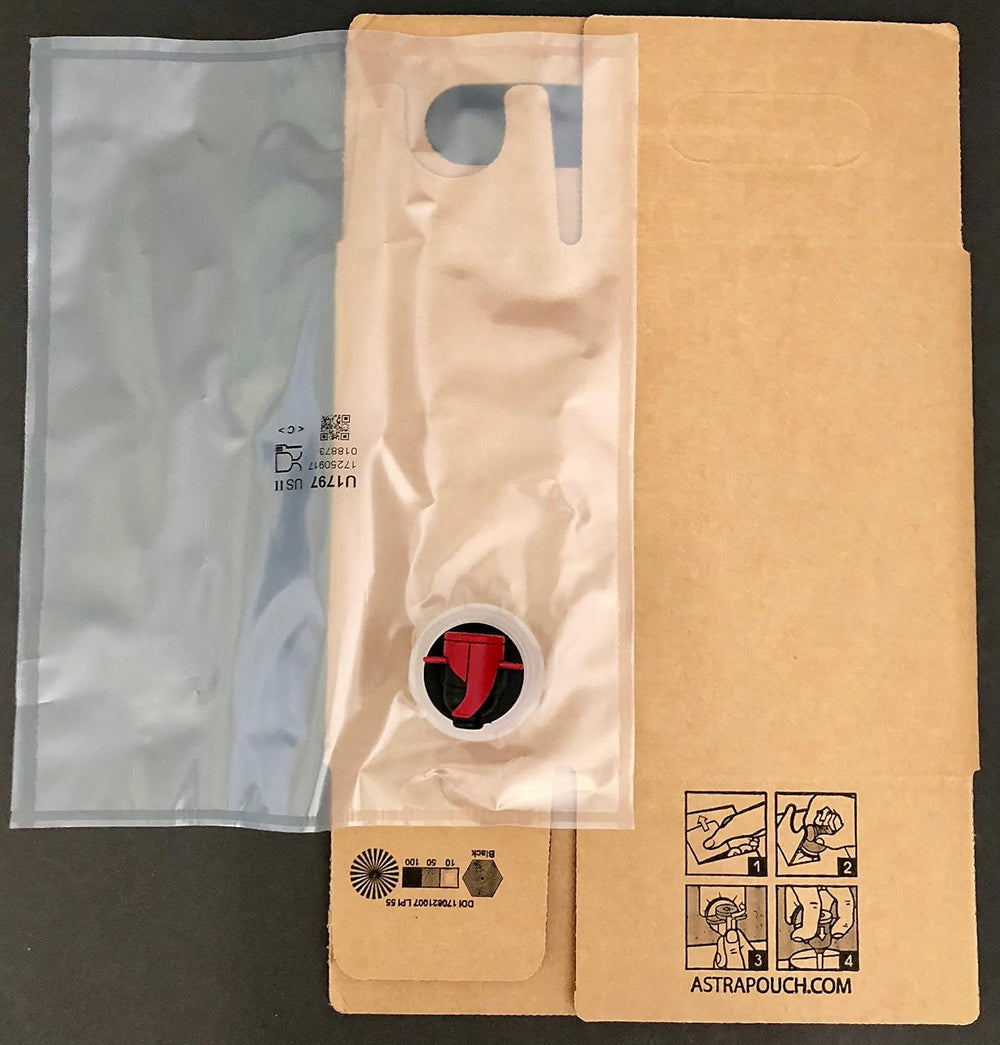 3L Wine Bag-In-Box Kits [Eco-Friendly Wine Bottle Alternative] - Easily Bottl...