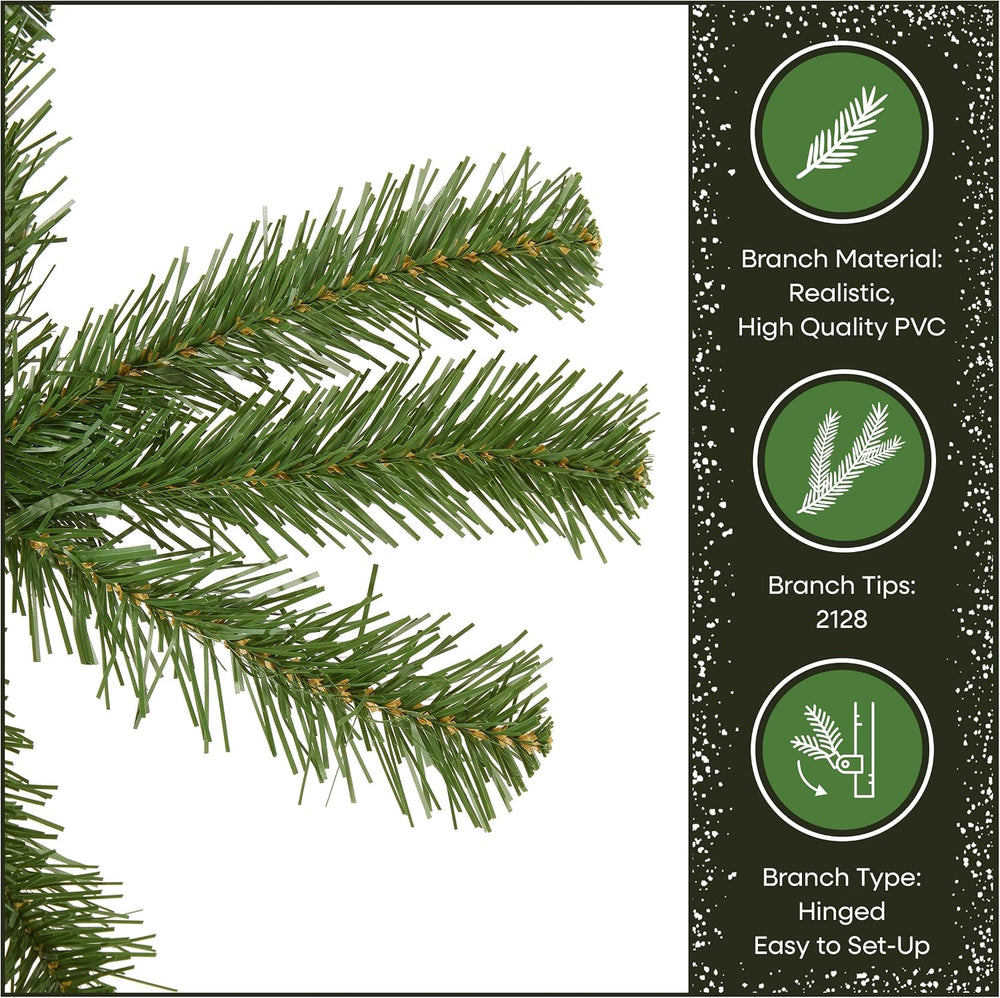 National Tree Company 9ft Unlit North Valley Spruce Christmas Tree