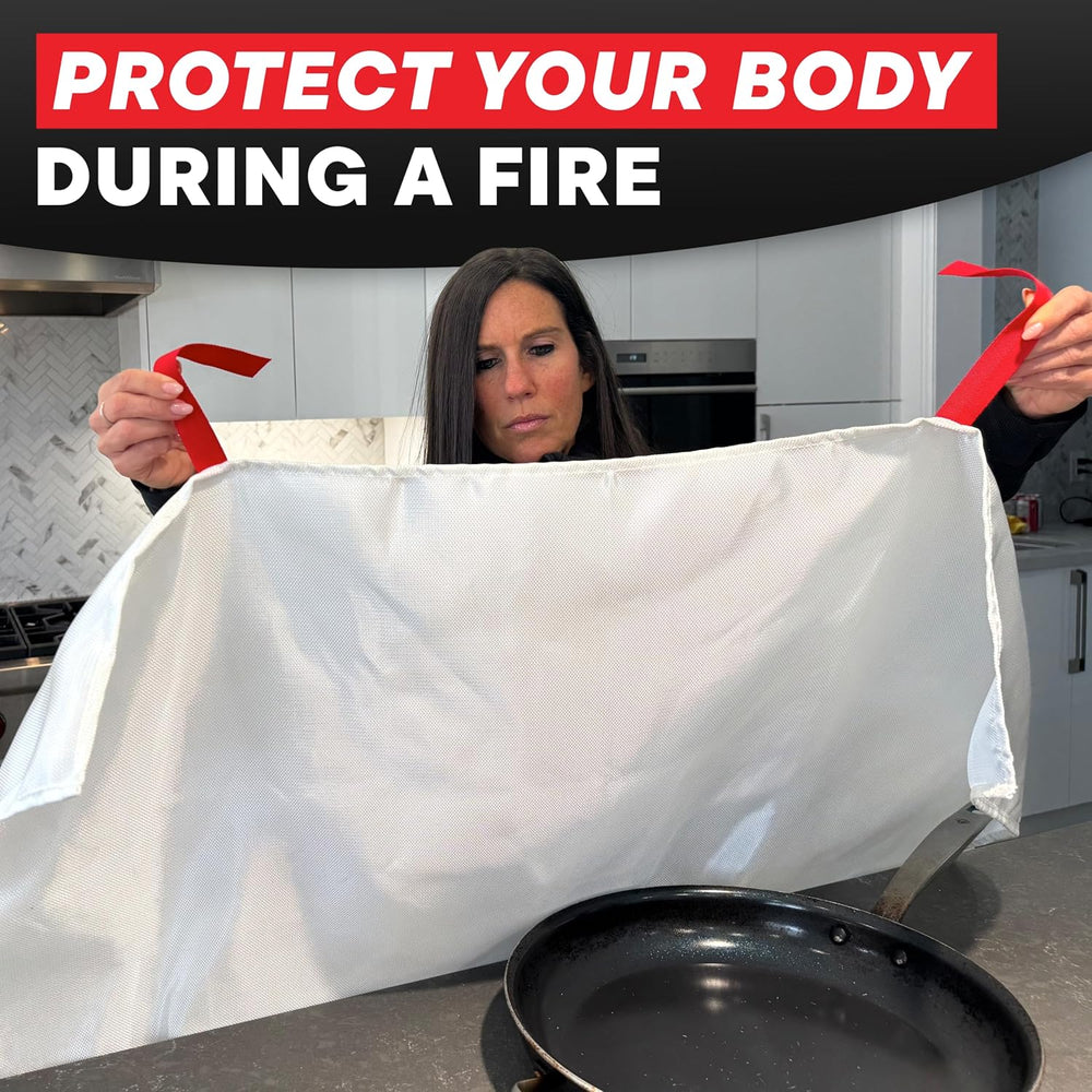 America Fire Blanket, Fire Blanket – Puts Out Fires in Seconds, Never Expires...