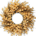 26-28" Large Outdoor Fall Wreath for Front Door with Yellow Forsythia/Berry
