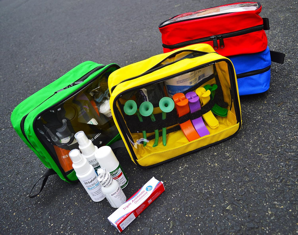 Lightning X Products Premium Color Coded Organizer First Aid Kit Accessory Po...