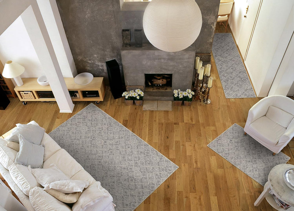 garland rug classic berber earth tone area rug shown in use