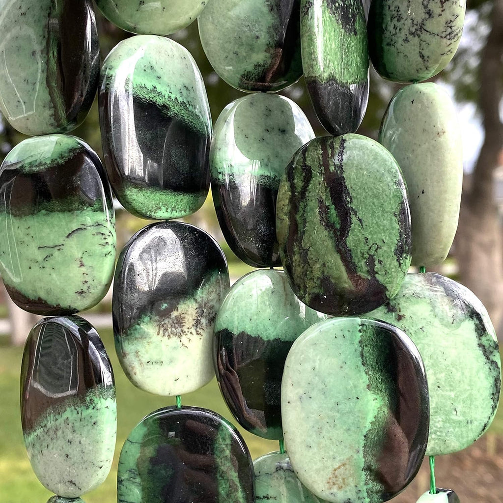 abcgems transvaal hydrogrossular garnet beads africa freeform oval, package contents