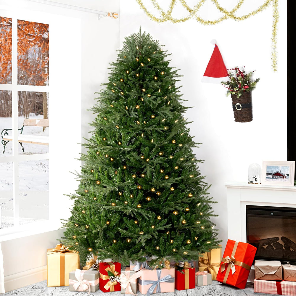 Naomi Home Camden 6.5 ft Pre-Lit Christmas Tree, 400 Warm Lights