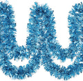 Ceenna 150 Feet Christmas Tinsel Garland Metallic Twist, Light Blue