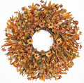 Ghrdopy 24 Inch Fall Wreath Front Door, Artificial Daisy Decor