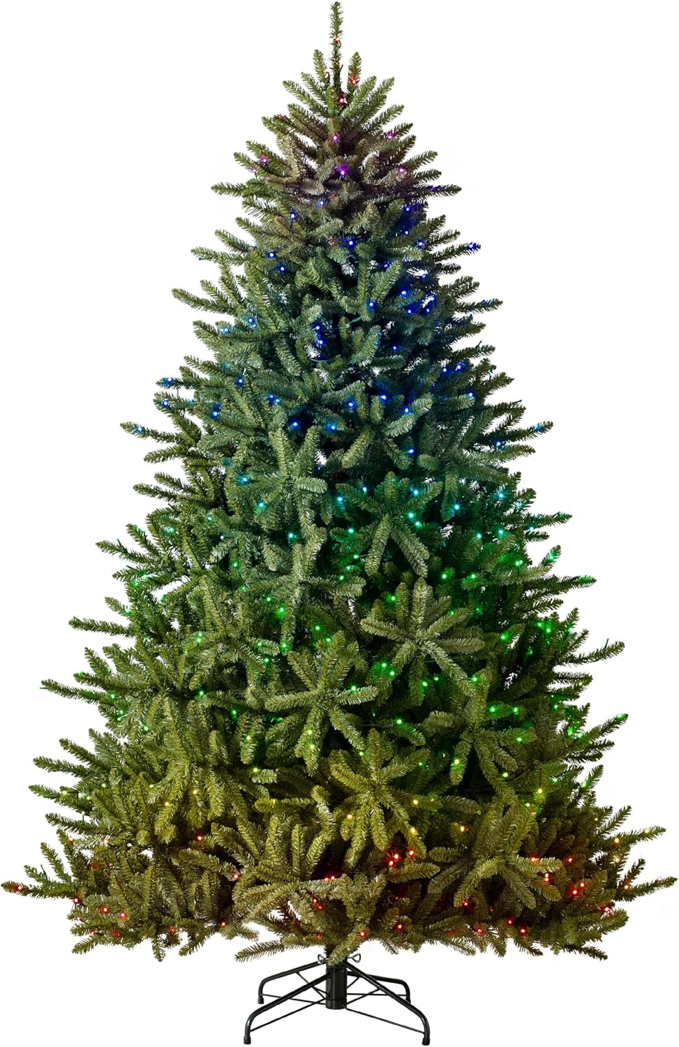 Balsam Hill 7.5 ft Pre-Lit Classic Blue Spruce - Artificial Christmas Tree with 540 Twinkly Lights, Easy Plug Technology, Premium Stand for Indoor Holiday Decorating