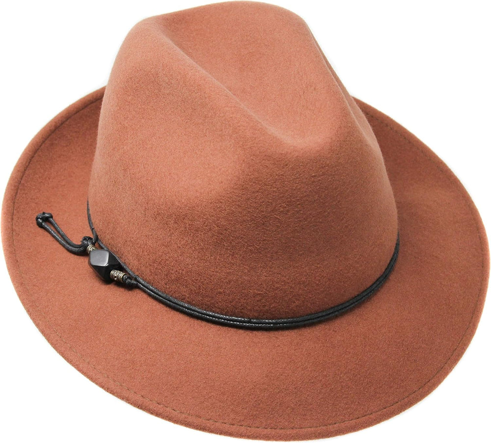Premium Bronte - Tagua nut Bead Trim - 100% Wool Felt - Crushable for Travel ...