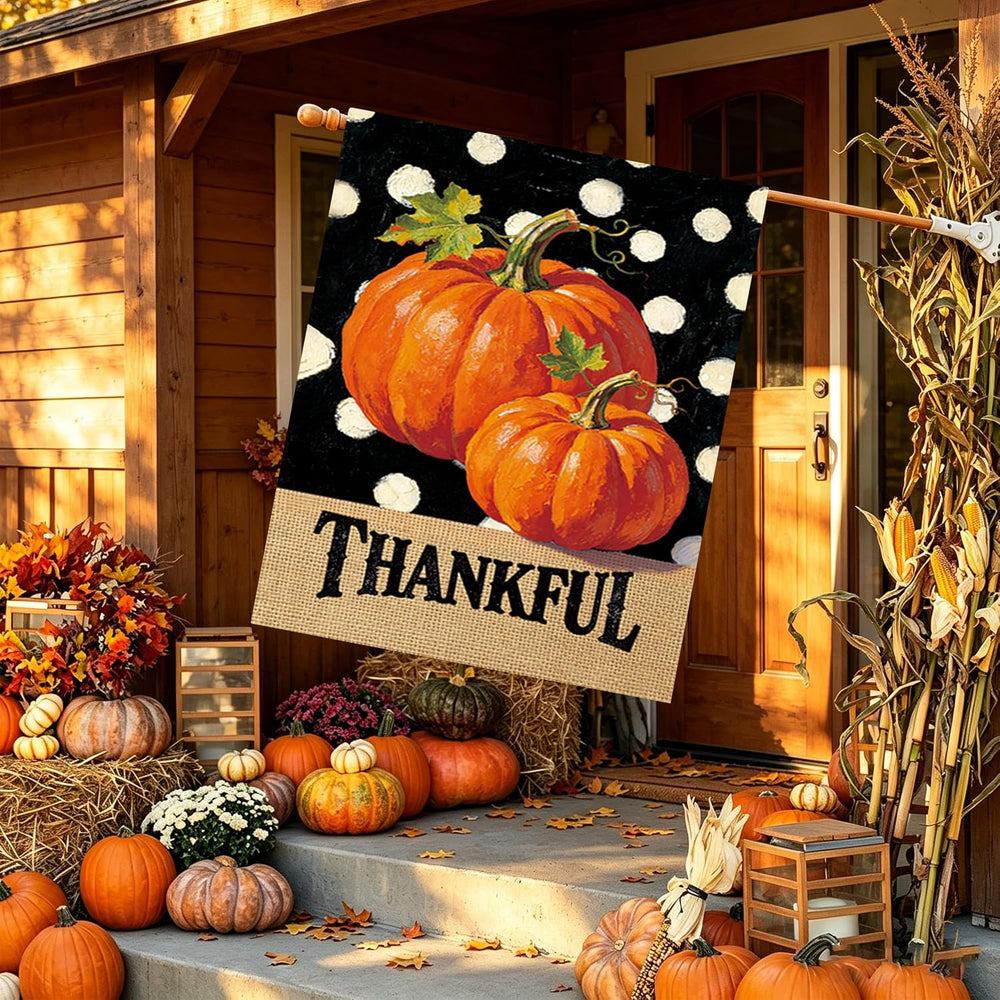 Seasonal Garden Flags Set of 12, 28×40In Double Sided Large House Flags