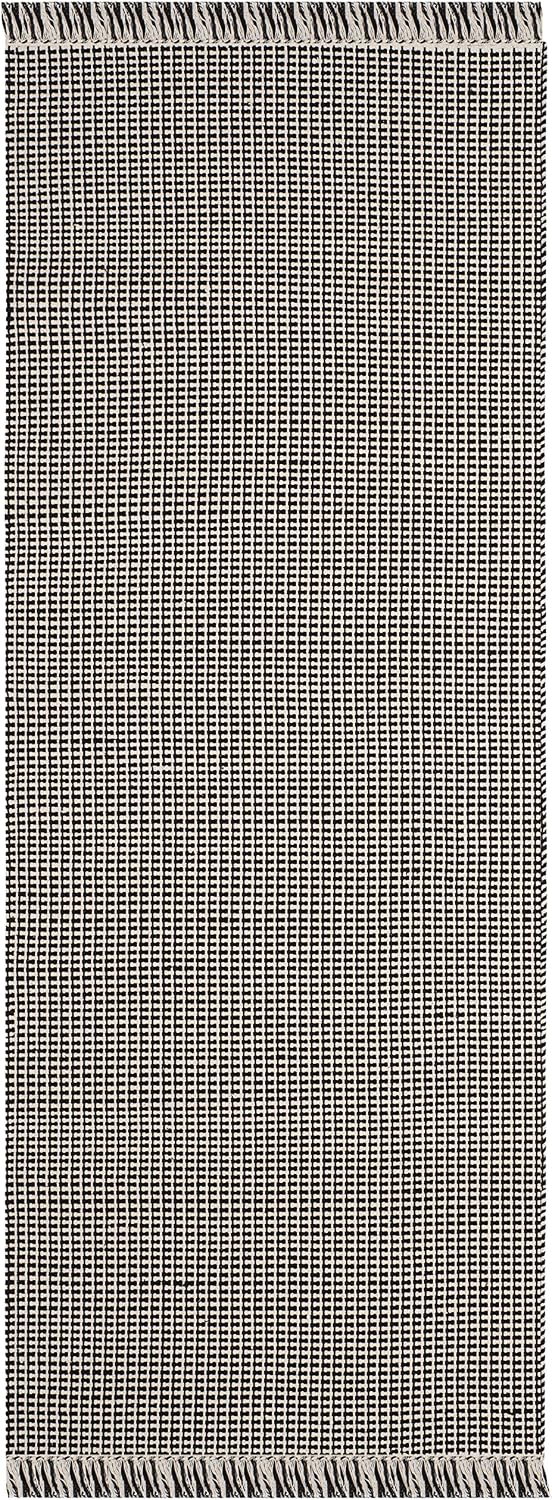 SAFAVIEH Montauk Cotton Runner Rug 2'3"x6', Farmhouse Ivory &amp...