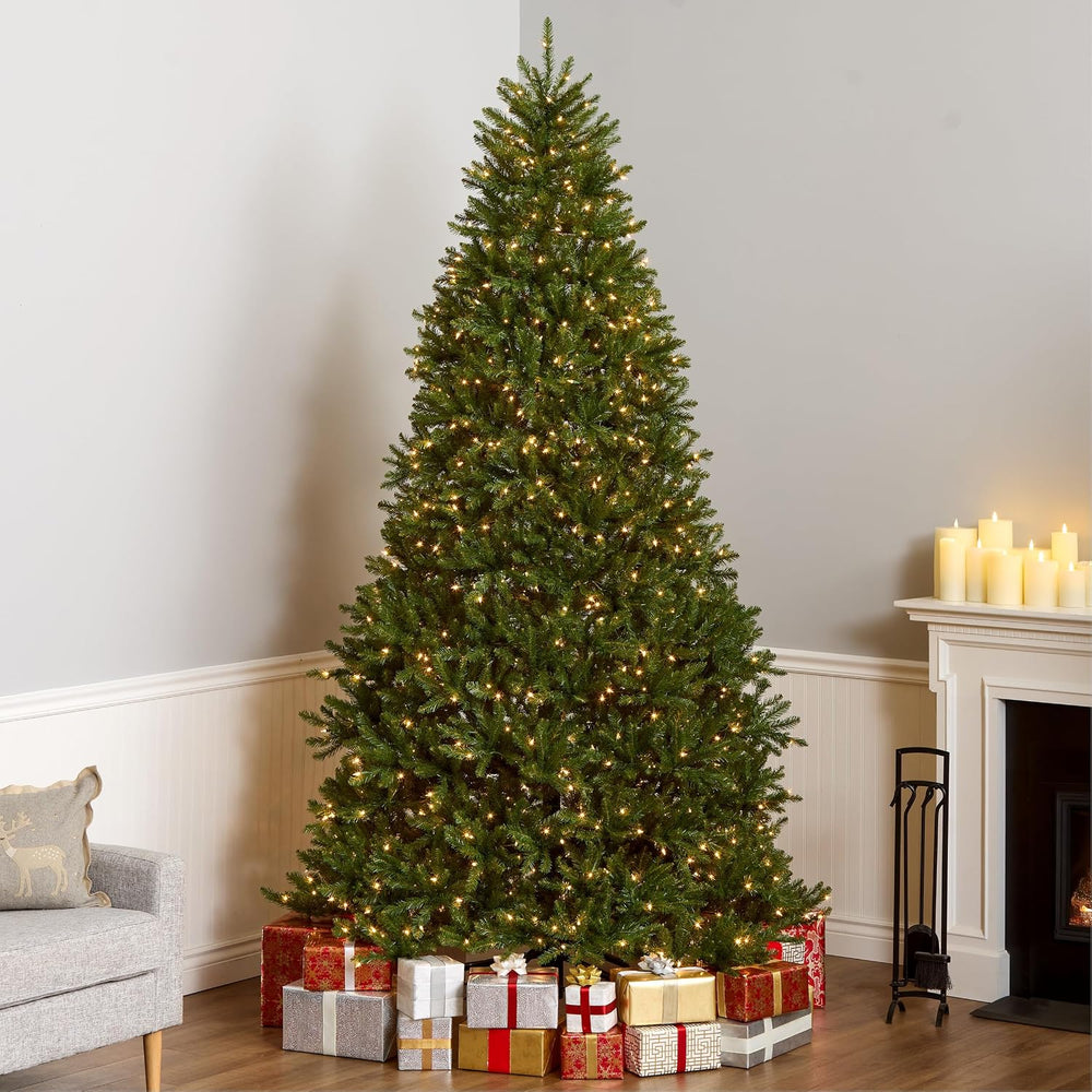 National Tree Company 9ft Pre-Lit Dunhill Fir Artificial Christmas Tree