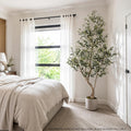 7FT Olive Trees Artificial Indoor - Thick Trunk & Lifelike Fruits