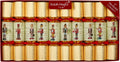 Robin Reed 10 x 8.5 Handmade Christmas Crackers - Nutcracker on Gold