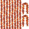CQURE 10 Pack Fall Leaf Garland, Hanging Vines Garland Artificial Fall Maple LeavesThanksgiving Decor for Home Wedding Fireplace Party