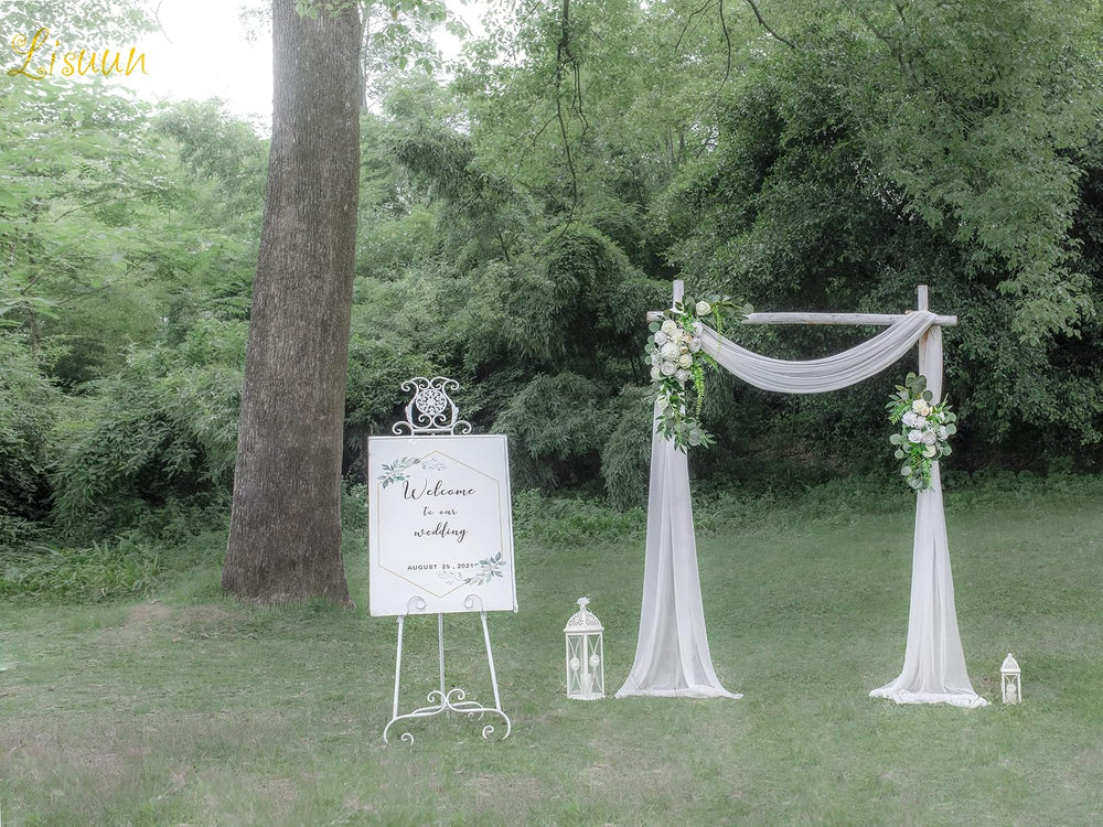 Artificial Wedding Arch Flowers, 2 Large Floral Swags