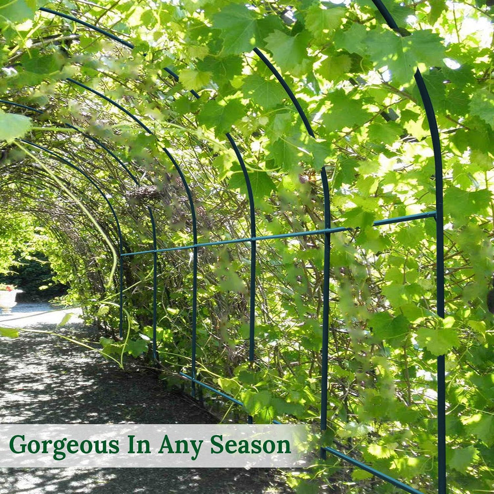 YardGrow Large Garden Support Arch Pergola Frame( 6.5 x 7 x 7.2ft)