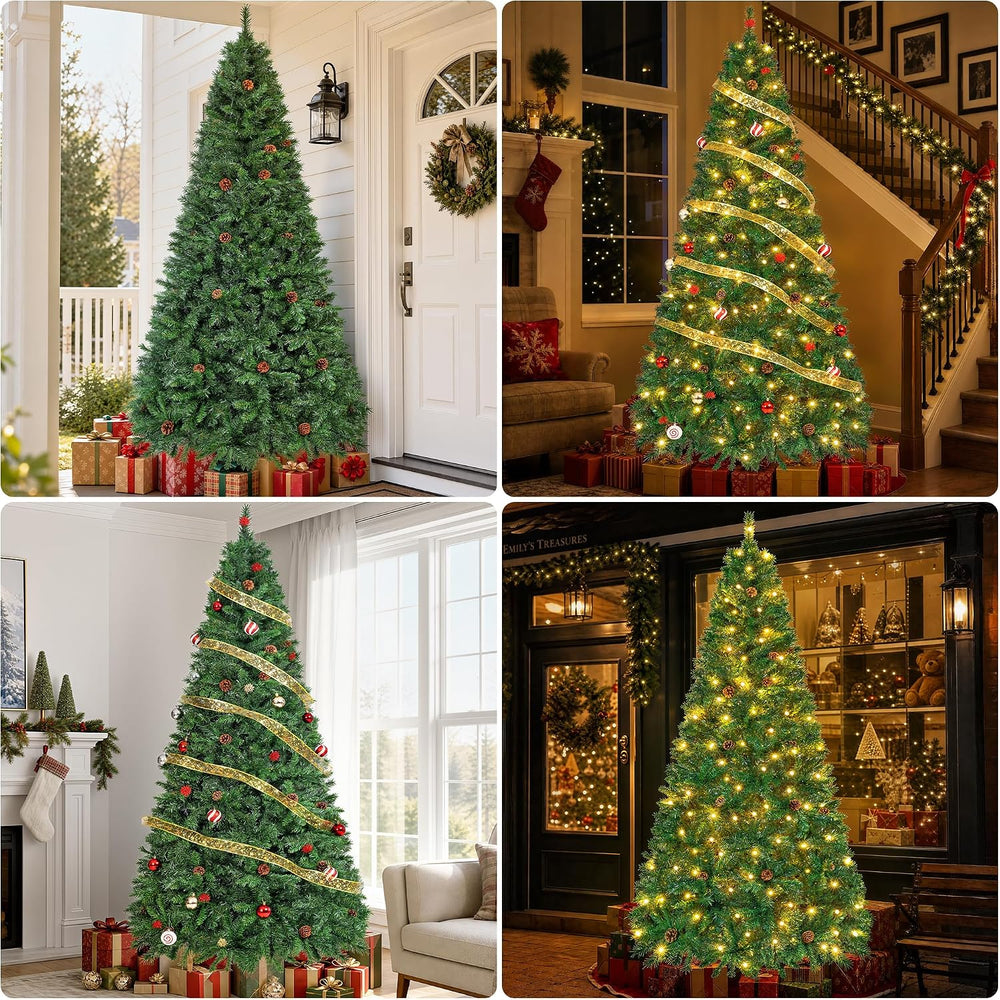 Artificial Christmas Tree with 1500 Tips, 7ft 6in Green