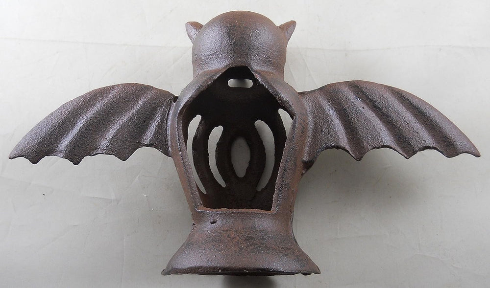 Cast Iron Bat Candle Holder