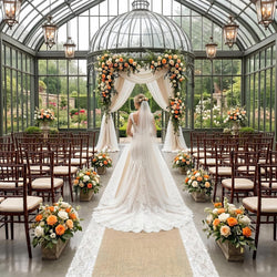 3x33ft Thickened Burlap Wedding Aisle Runner Lace, Natural Jute Runner for Outdoor Beach Church Garden Ceremony. Eco-Friendly Thickened Flax Fabric with lace Edge, cuttable.
