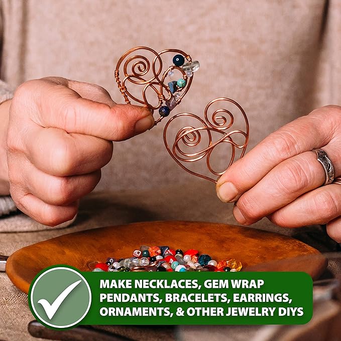 Mandala Crafts 12 14 16 18 20 22 Gauge Anodized Jewelry Making Beading Floral Colored Aluminum Craft Wire Wholesale Combo (20 Gauge, Combo 9)