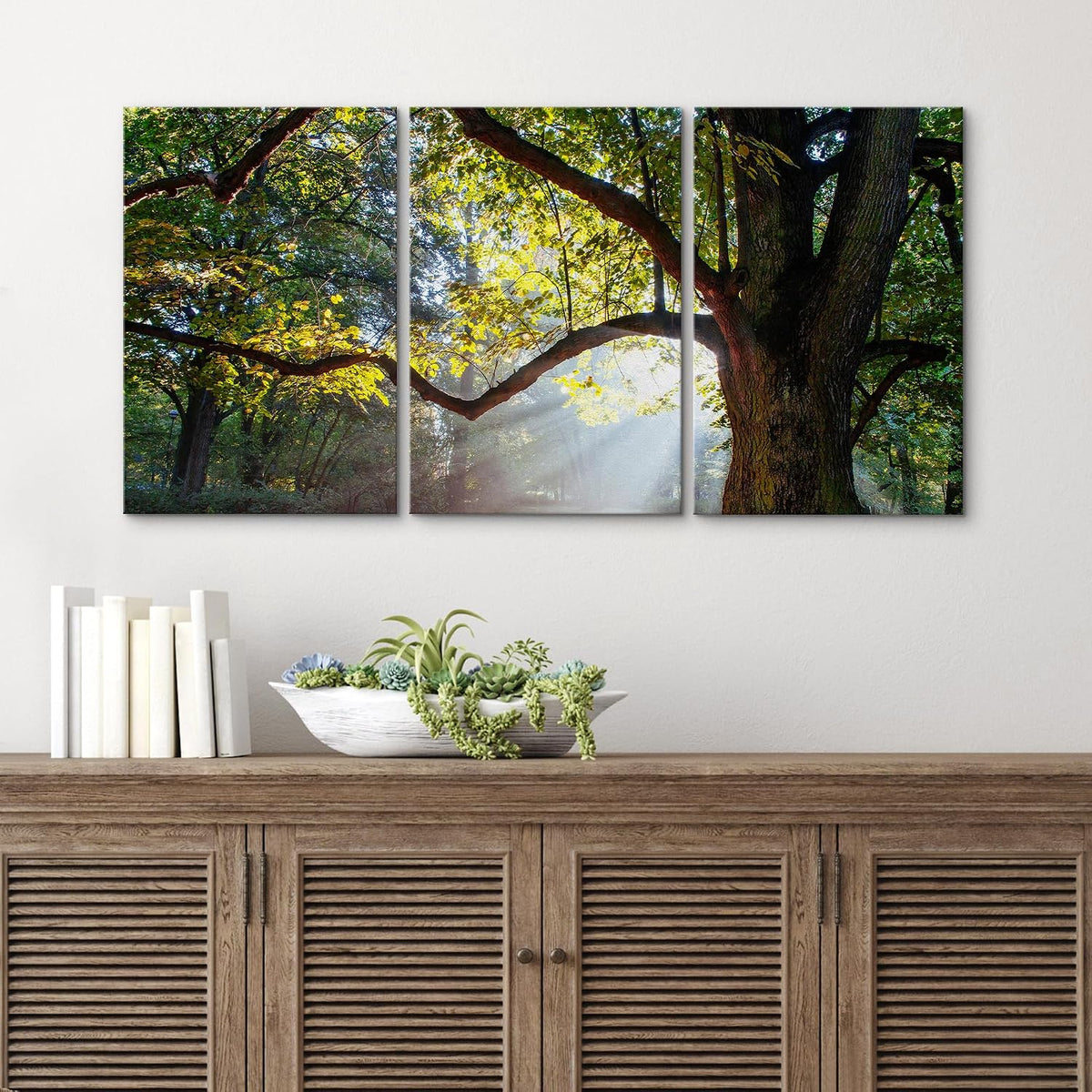 wall26 - 3 piece canvas wall art, side view