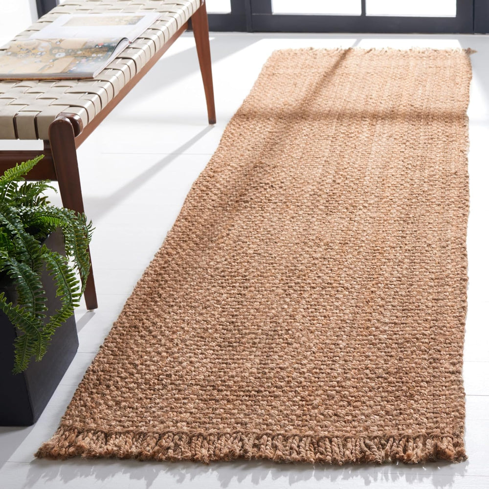 SAFAVIEH Natural Fiber Collection Runner Rug - 2'6" x 20', Natur...