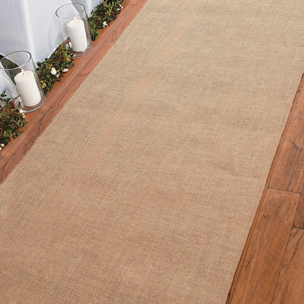 Fun Express Burlap Aisle Runner 3x50ft