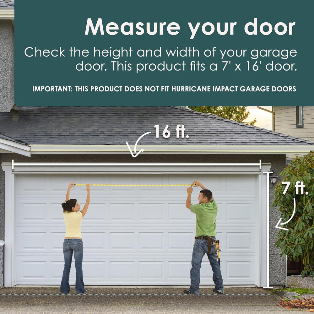 Premium 7' x 16' - Scary Teeth - Halloween Double Garage Door Banner