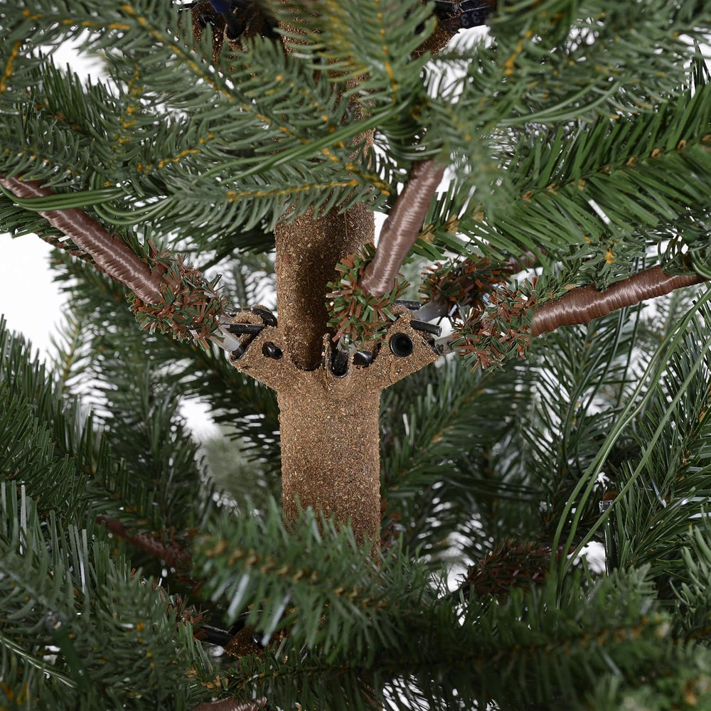 Haute Decor 7 Foot Pre-Lit Alberta Alpine Fir Christmas Tree