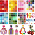SONGIN 144 Colors Glass Seed Beads & Bugle Tube Beads Jewelry Making Kit