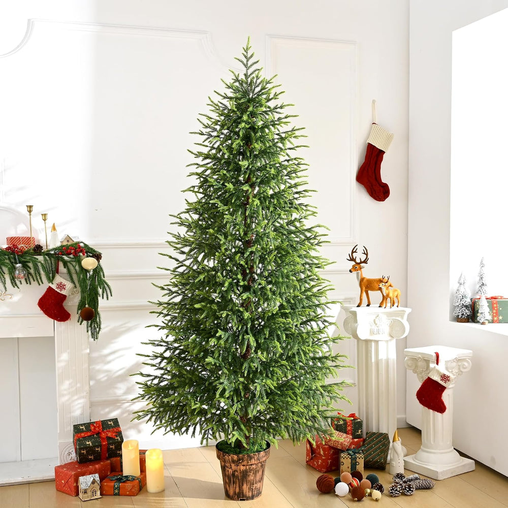 BLEUM CADE 6FT Christmas Tree with Pot, Norfolk Pine Christmas Tree Decor