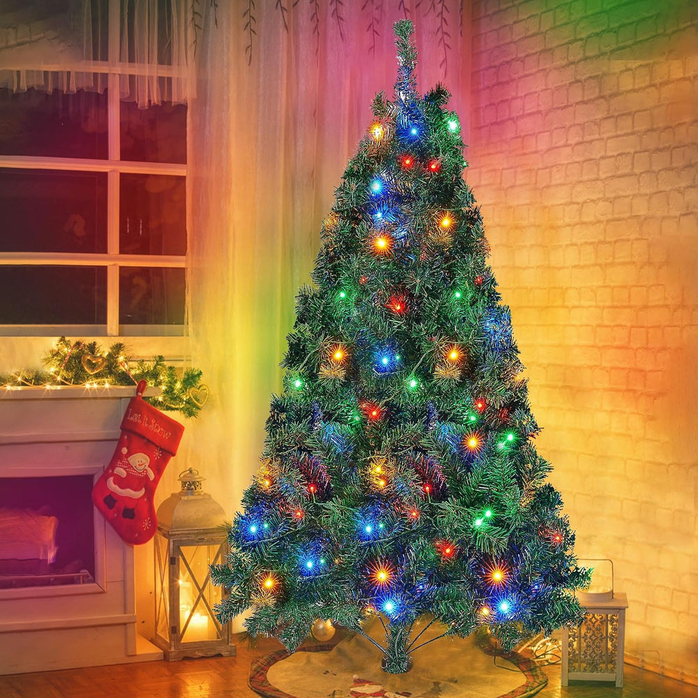 Lulu Home 6FT Artificial Christmas Tree, RC 300 LEDs