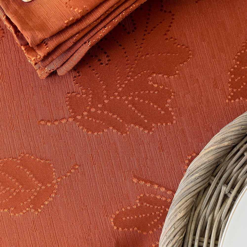 Benson Mills Harvest Legacy Tablecloth (Rust 60" x 84" Rectangular)