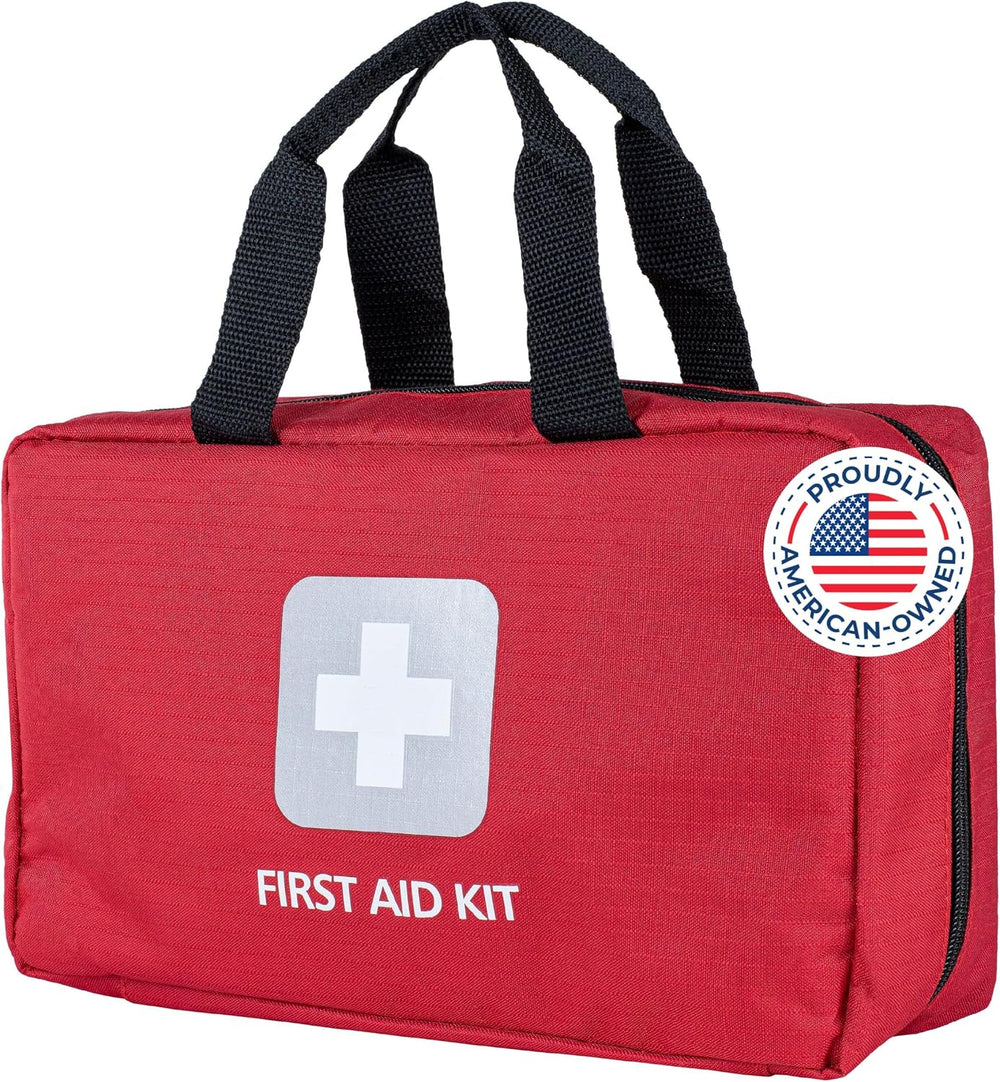 Thrive Home Essentials First Aid Kit (291 Pieces) - First Aid Bag with Multi-...