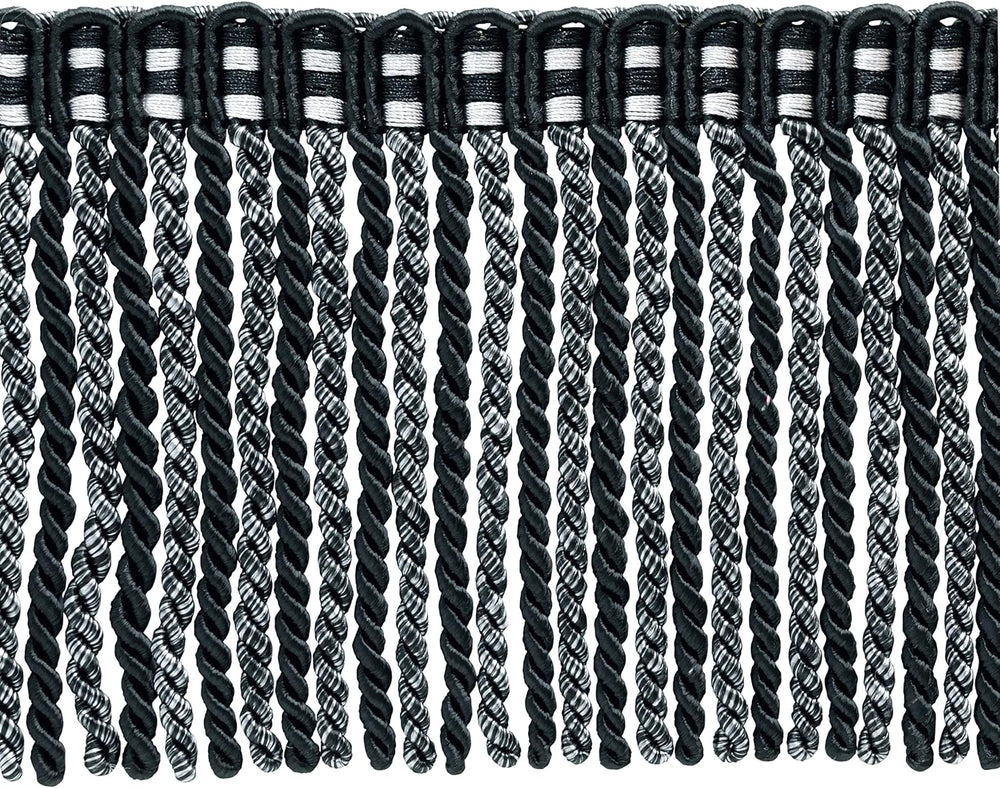 6" (15cm) Long Noblesse Collection Bullion Fringe Trim with Fancy Knitte...