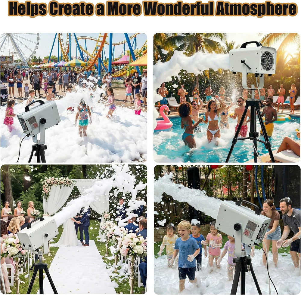 PILIN 600W Foam Machine for Party Electric Foam Cannon for Outdoor Indoor Hea...